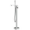 Mariner Lamborghini Vortex rubinetto vasca freestanding, per corpo incasso, VOR9991-CR+LEV002ALAT-CRCA, Lamborghini Vortex silver [Rubinetteria Bagno > Rubinetteria Vasca]