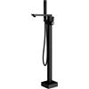 Mariner Lamborghini Vortex rubinetto vasca freestanding, per corpo incasso, VOR9991-NO+LEV002ALAT-NOIN, Lamborghini Vortex matt black [Rubinetteria Bagno > Rubinetteria Vasca]