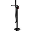 Mariner Lamborghini Vortex rubinetto vasca freestanding, per corpo incasso, VOR9991-NO+LEV002ALAT-NOFL, Lamborghini Vortex matt black [Rubinetteria Bagno > Rubinetteria Vasca]