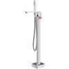 Mariner Lamborghini Vortex rubinetto vasca freestanding, incluso corpo incasso, VOR9991-CR+LEV002ALAT-CRFB+FIX0090TL, Lamborghini Vortex silver [Rubinetteria Bagno > Rubinetteria Vasca]