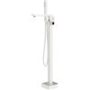 Mariner Lamborghini Vortex rubinetto vasca freestanding, incluso corpo incasso, VOR9991-BO+LEV002ALAT-BONO+FIX0090TL, Lamborghini Vortex arctic white [Rubinetteria Bagno > Rubinetteria Vasca]
