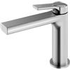 Mariner Lamborghini Vortex rubinetto lavabo, VOR9953-CS+LEV002-CSIN, Lamborghini Vortex brushed silver [Rubinetteria Bagno > Rubinetteria Lavabo]