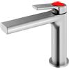 Mariner Lamborghini Vortex rubinetto lavabo, VOR9953-CS+LEV002-CSFL, Lamborghini Vortex brushed silver [Rubinetteria Bagno > Rubinetteria Lavabo]