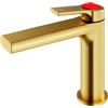 Mariner Lamborghini Vortex rubinetto lavabo, VOR9953-OB+LEV002-OBFL, Lamborghini Vortex brushed gold [Rubinetteria Bagno > Rubinetteria Lavabo]