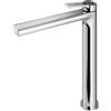 Mariner Lamborghini Vortex rubinetto lavabo con corpo del rubinetto rialzato, VOR9952-CR+LEV002-CRCA, Lamborghini Vortex silver [Rubinetteria Bagno > Rubinetteria Lavabo]