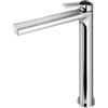Mariner Lamborghini Vortex rubinetto lavabo con corpo del rubinetto rialzato, VOR9952-CR+LEV002-CRNO, Lamborghini Vortex silver [Rubinetteria Bagno > Rubinetteria Lavabo]