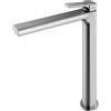 Mariner Lamborghini Vortex rubinetto lavabo con corpo del rubinetto rialzato, VOR9952-CS+LEV002-CSIN, Lamborghini Vortex brushed silver [Rubinetteria Bagno > Rubinetteria Lavabo]