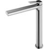 Mariner Lamborghini Vortex rubinetto lavabo con corpo del rubinetto rialzato, VOR9952-CS+LEV002-CSNO, Lamborghini Vortex brushed silver [Rubinetteria Bagno > Rubinetteria Lavabo]