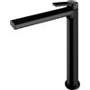 Mariner Lamborghini Vortex rubinetto lavabo con corpo del rubinetto rialzato, VOR9952-NO+LEV002-NOCA, Lamborghini Vortex matt black [Rubinetteria Bagno > Rubinetteria Lavabo]