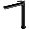 Mariner Lamborghini Vortex rubinetto lavabo con corpo del rubinetto rialzato, VOR9952-NO+LEV002-NOBO, Lamborghini Vortex matt black [Rubinetteria Bagno > Rubinetteria Lavabo]