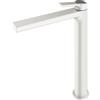 Mariner Lamborghini Vortex rubinetto lavabo con corpo del rubinetto rialzato, VOR9952-BO+LEV002-BOIN, Lamborghini Vortex arctic white [Rubinetteria Bagno > Rubinetteria Lavabo]