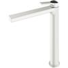 Mariner Lamborghini Vortex rubinetto lavabo con corpo del rubinetto rialzato, VOR9952-BO+LEV002-BONO, Lamborghini Vortex arctic white [Rubinetteria Bagno > Rubinetteria Lavabo]