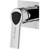 Mariner Lamborghini Vortex rubinetto doccia / rubinetto lavabo, per corpo incasso, VOR9911-CR+LEV002A-CRNO, Lamborghini Vortex silver [Rubinetteria Bagno > Rubinetteria Doccia]
