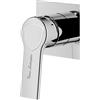 Mariner Lamborghini Vortex rubinetto doccia / rubinetto lavabo, per corpo incasso, VOR9911-CR+LEV002A-CRBO, Lamborghini Vortex silver [Rubinetteria Bagno > Rubinetteria Doccia]