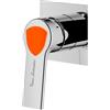 Mariner Lamborghini Vortex rubinetto doccia / rubinetto lavabo, per corpo incasso, VOR9911-CR+LEV002A-CRFB, Lamborghini Vortex silver [Rubinetteria Bagno > Rubinetteria Doccia]