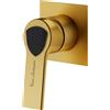 Mariner Lamborghini Vortex rubinetto doccia / rubinetto lavabo, per corpo incasso, VOR9911-OB+LEV002A-OBNO, Lamborghini Vortex brushed gold [Rubinetteria Bagno > Rubinetteria Doccia]