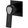 Mariner Lamborghini Vortex rubinetto doccia / rubinetto lavabo, per corpo incasso, VOR9911-NO+LEV002A-NOIN, Lamborghini Vortex matt black [Rubinetteria Bagno > Rubinetteria Doccia]