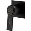Mariner Lamborghini Vortex rubinetto doccia / rubinetto lavabo, per corpo incasso, VOR9911-NO+LEV002A-NOCA, Lamborghini Vortex matt black [Rubinetteria Bagno > Rubinetteria Doccia]