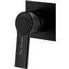 Mariner Lamborghini Vortex rubinetto doccia / rubinetto lavabo, per corpo incasso, VOR9911-NO+LEV002A-NONO, Lamborghini Vortex matt black [Rubinetteria Bagno > Rubinetteria Doccia]