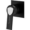 Mariner Lamborghini Vortex rubinetto doccia / rubinetto lavabo, per corpo incasso, VOR9911-NO+LEV002A-NOBO, Lamborghini Vortex matt black [Rubinetteria Bagno > Rubinetteria Doccia]