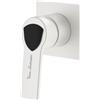 Mariner Lamborghini Vortex rubinetto doccia / rubinetto lavabo, per corpo incasso, VOR9911-BO+LEV002A-BONO, Lamborghini Vortex arctic white [Rubinetteria Bagno > Rubinetteria Doccia]