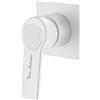 Mariner Lamborghini Vortex rubinetto doccia / rubinetto lavabo, per corpo incasso, VOR9911-BO+LEV002A-BOBO, Lamborghini Vortex arctic white [Rubinetteria Bagno > Rubinetteria Doccia]