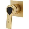 Mariner Lamborghini Vortex rubinetto doccia / rubinetto lavabo, per corpo incasso, VOR9911-OS+LEV002A-OSNO, Lamborghini Vortex noble gold [Rubinetteria Bagno > Rubinetteria Doccia]