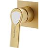 Mariner Lamborghini Vortex rubinetto doccia / rubinetto lavabo, per corpo incasso, VOR9911-OS+LEV002A-OSBO, Lamborghini Vortex noble gold [Rubinetteria Bagno > Rubinetteria Doccia]