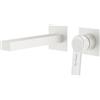 Mariner Lamborghini Vortex rubinetto lavabo a parete, per corpo incasso, VOR9911-BO+LEV002A-BOBO+BOQ0258-BOTL, Lamborghini Vortex arctic white [Rubinetteria Bagno > Rubinetteria Lavabo]
