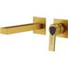 Mariner Lamborghini Vortex rubinetto lavabo a parete, per corpo incasso, VOR9911-OB+LEV002A-OBCA+INT0055-00TL+BOQ0258-OBTL, Lamborghini Vortex brushed gold [Rubinetteria Bagno > Rubinetteria Lavabo]