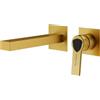 Mariner Lamborghini Vortex rubinetto lavabo a parete, per corpo incasso, VOR9911-OB+LEV002A-OBNO+INT0055-00TL+BOQ0258-OBTL, Lamborghini Vortex brushed gold [Rubinetteria Bagno > Rubinetteria Lavabo]