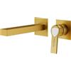Mariner Lamborghini Vortex rubinetto lavabo a parete, per corpo incasso, VOR9911-OB+LEV002A-OBBO+INT0055-00TL+BOQ0258-OBTL, Lamborghini Vortex brushed gold [Rubinetteria Bagno > Rubinetteria Lavabo]