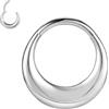 ZS 16G Segmento Setto Anelli Per Naso Per Donna Uomo, 8mm 10mm ASTM F136 Titanio Clicker Orecchini Per Cartilagine Teardrop Hoop Rook Helix Piercing Gioielli