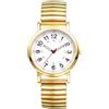 OIDEA Orologi al quarzo analogici da donna: orologio elastico da polso in acciaio inox bilancia digitale quadrante rotondo regalo ideale mamma e fidanzata, oro