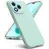 Oududianzi - Cover Compatibile con Honor 400 Lite 5G [Cover in Silicone Liquido] [Interno in Microfibra] Gomma Gel di Silicone TPU Liquido Antiurto Custodia Honor 400 Lite - Menta