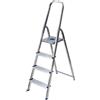 FACAL Scala Alluminio Alfa 4 Gradini Portata max 150 Kg Altezza 145 cm Uso Professionale - LF/4