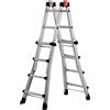 Gierre Scala in Alluminio Multiuso Peppina 4+5 Gradini Portata massima 150 Kg Altezza max 430 cm - ALL030