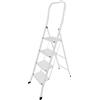 Line Home Scala Sgabello Salvaspazio in Acciaio 4 Gradini colore Bianco - 505901