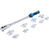 BGS 7193 | Set di chiavi dinamometriche | per utensile di inserimento 14 x 18 mm | 40-210 Nm | 11 pz.