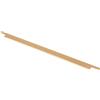 GTV - Maniglia per mobili LIND in oro spazzolato anodizzato 352 mm distanza tra i fori 796 mm di lunghezza, barra 18 mm di larghezza, manico con bordi per cucine, armadi, cassetti, accessori per