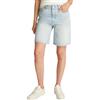 Tommy Hilfiger Donna Pantaloncini in Jeans Bermuda Vita Alta, Bianco (Sky), 30W