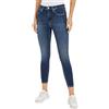 Calvin Klein Jeans Jeans Donna High Rise Ankle Skinny Fit, Blu (Denim Dark), 36W