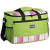 B.PRIME Borsa Termica 20L Classic - Verde - 36 x 26 x 22 cm - Borsa Isolante Termica Borsa frigo da Campeggio Picnic Outdoor Viaggi Acquisti Auto Sport