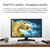 LG 24TQ520S Monitor TV 24 smart webOS 22 Wi-Fi NOVITÀ 2022 Nero