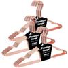Qualsen Grucce Appendiabiti in metallo, Oro Rosa 30 Pezzi, Adulto 42cm