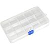 Qualsen Scatola Porta Oggetti Scatole Plastica Stoccaggio Scatole Divisori Scatola in Plastica Mobili Organizzatore Contenitore per Dell'orecchino Strumento Accessori (15 Scomparti x1)