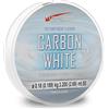 Tubertini Filo da Pesca Carbon White 0.12 mm 50 m Fluorocarbon Ideale per Tutte Le Tecniche di Pesca Spinning Surfcasting Trota Bolognese Lago Invisibile in Acqua Resistente al Nodo e con POCA