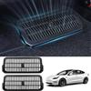 TOPABYTE per Tesla Model 3 Highland 2024 Grille di sfiato per flusso di flusso di aria di copertura per ventilazione sotto la griglia di outlet di outlet per sedile per gli accessori (2 pezzi)