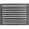 LUNA WAY CAST IRON - Griglia per Camino | Raccoglitore Cenere Ghisa | Resistente Alte Temperature | Compatibile Stufe Legna e Pellet | Grigio, 23,8 x 18,8 cm, Ghisa