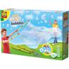 SES Creative 02323 Mega Bolle con bacchette XXL - Crea bolle extra large con pratico strumento - Include soluzione per bolle
